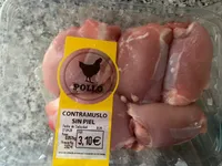 Contramuslo de pollo sin piel