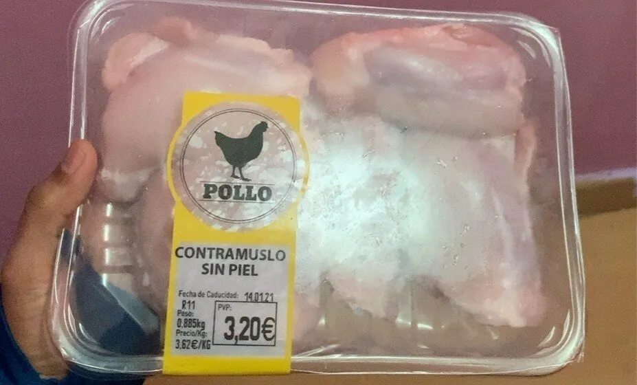 Contramuslo sin piel