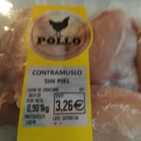 Pollo Contramuslo Sin Piel