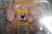 Contramuslos de pollo sin piel