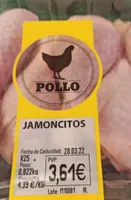 Jamoncitos de pollo