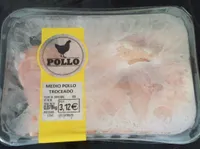 Medio pollo troceado