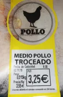 Medio Pollo Troceado