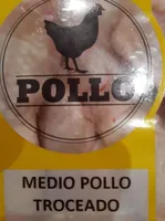 Medio pollo troceado