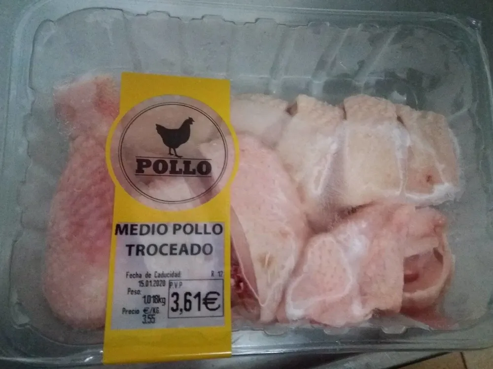 Pollo troceado