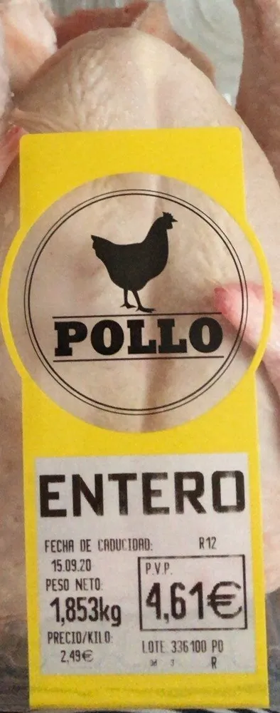 Pollo entero