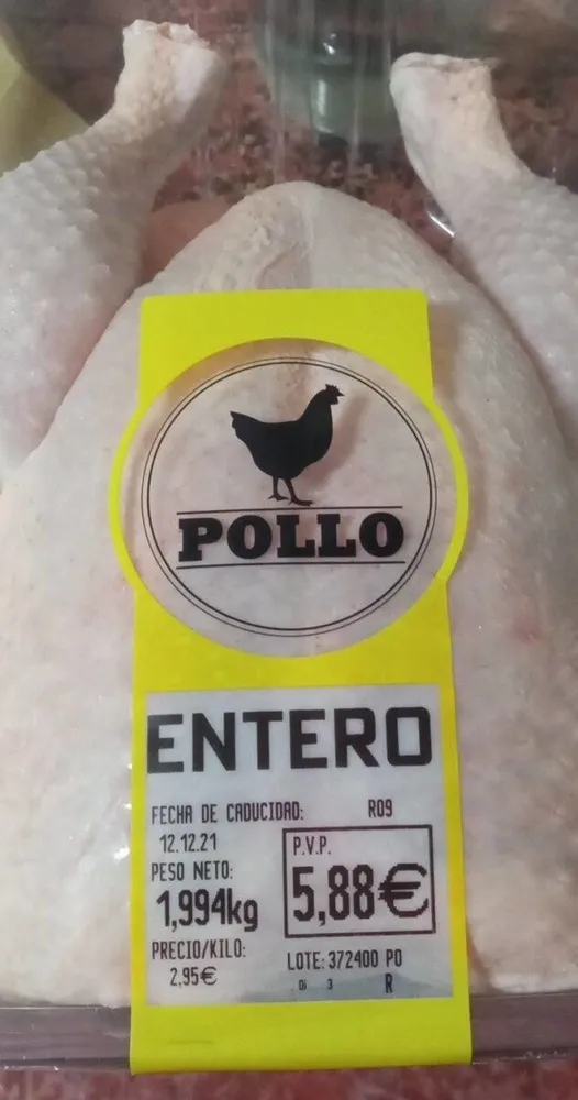 Pollo entero