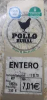 Pollo rural entero