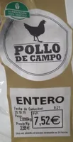 Pollo de campo entero