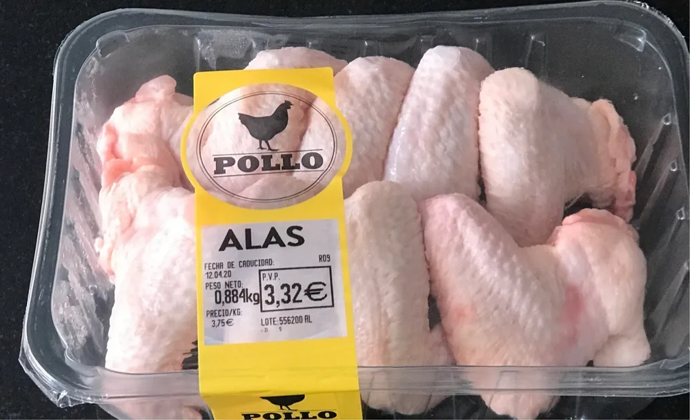 Alitas de pollo