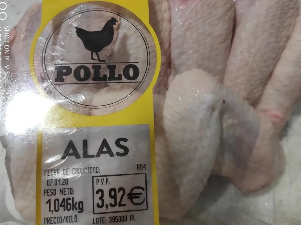 Alas de pollo