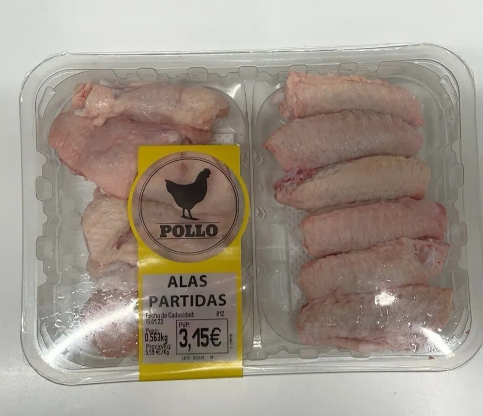 Alas partidas pollo