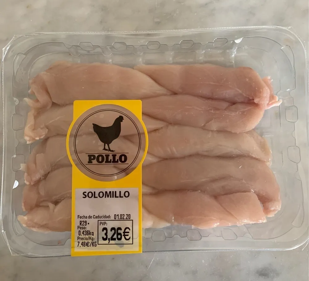 Solomillo(Filete de Pechuga de pollo)