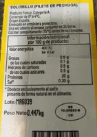 Solomillo de pollo