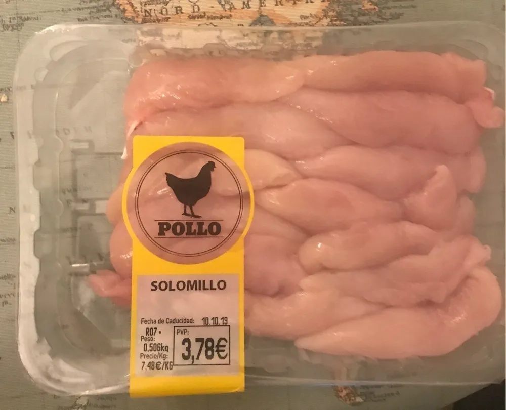 Solomillo pollo Mercadona