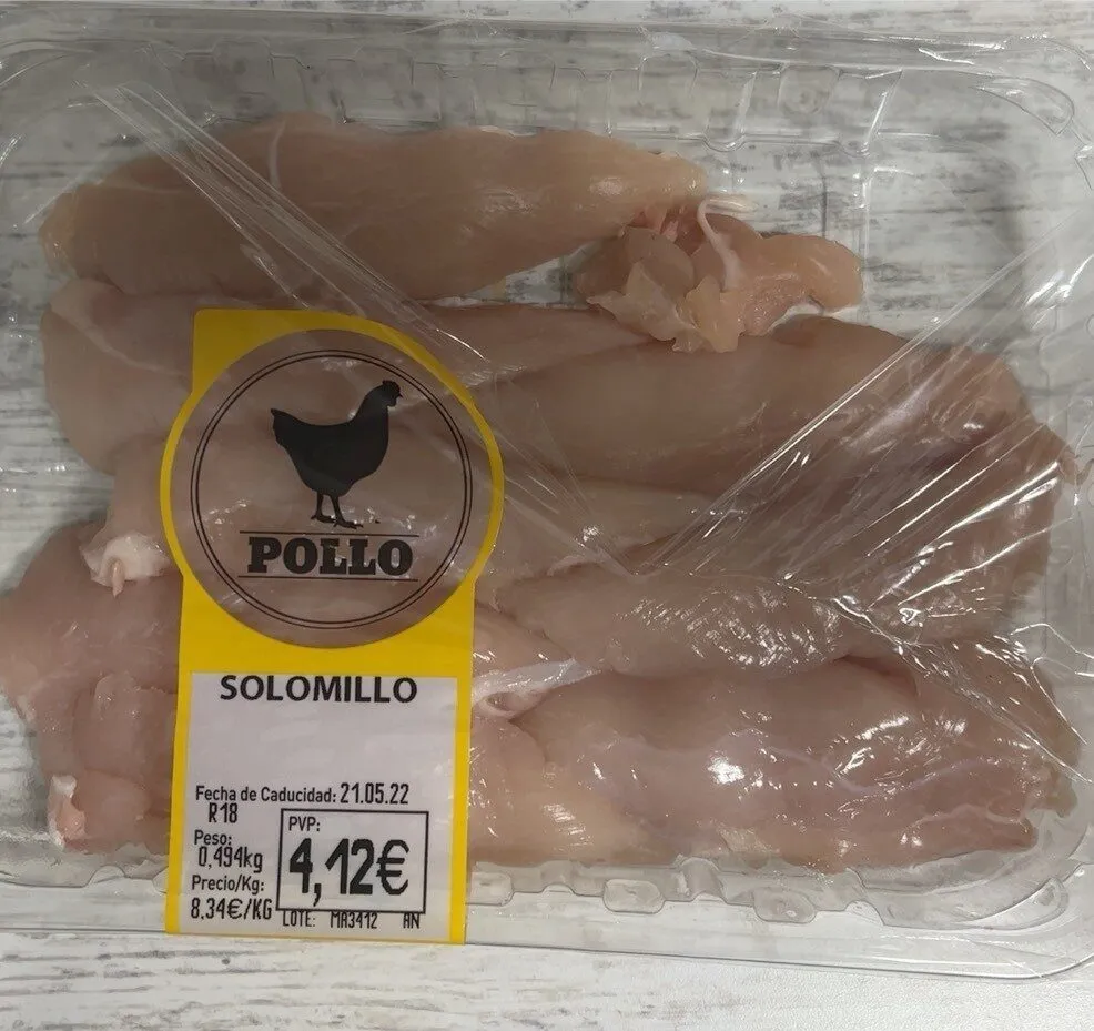 Solomillo de pollo