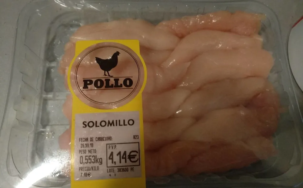 Solomillo de pollo