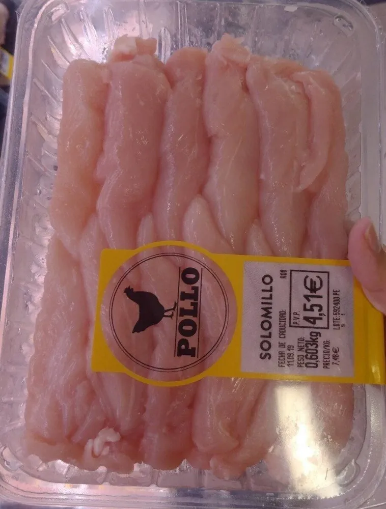 Solomillo de pollo