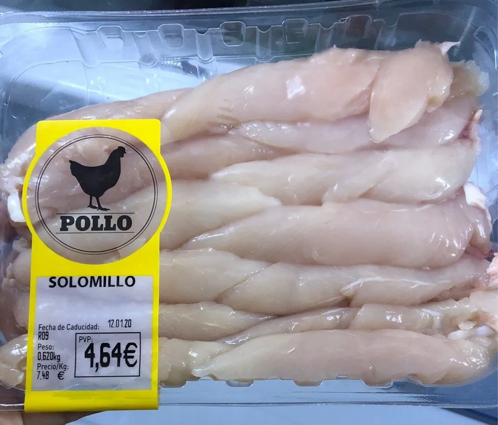 Solomillo de pollo