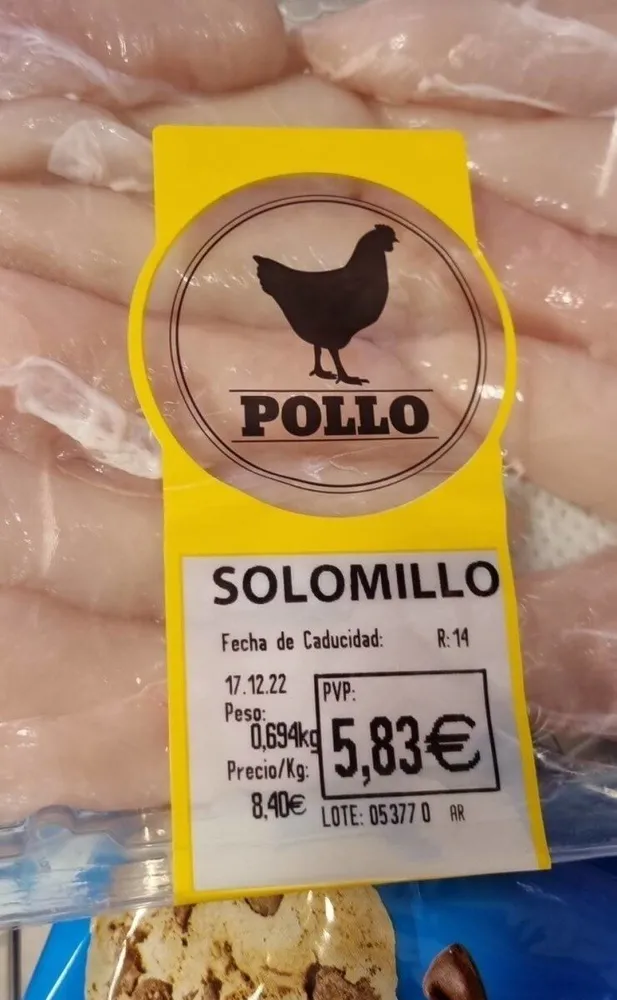 Solomillo de pollo