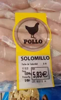 Solomillo de pollo