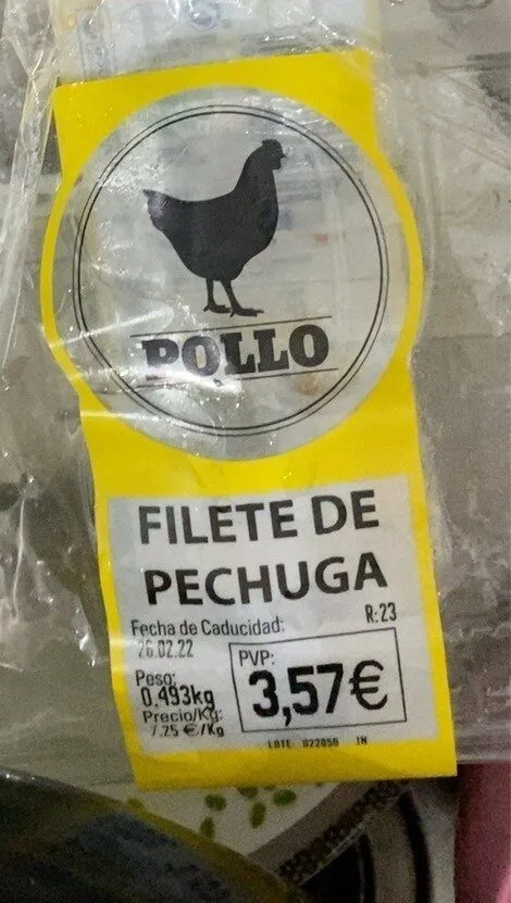 Filete de pechuga