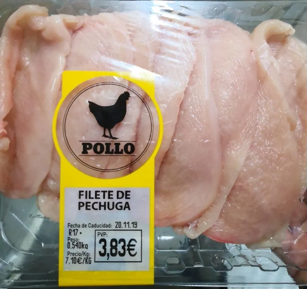 Filete de pechuga de pollo