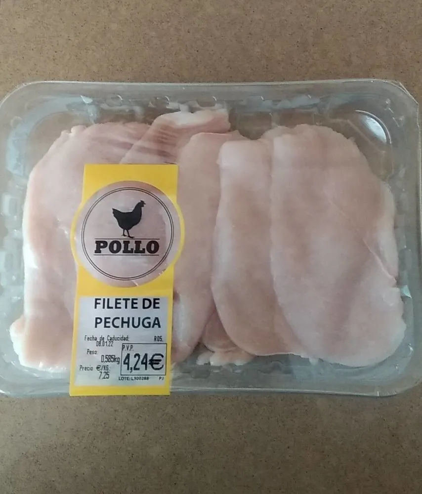 Filete de pechuga de pollo