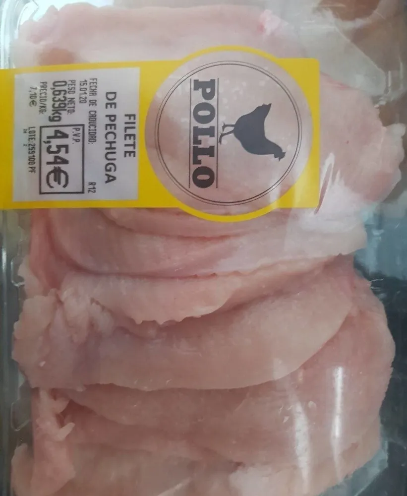 Filete de pechuga de pollo