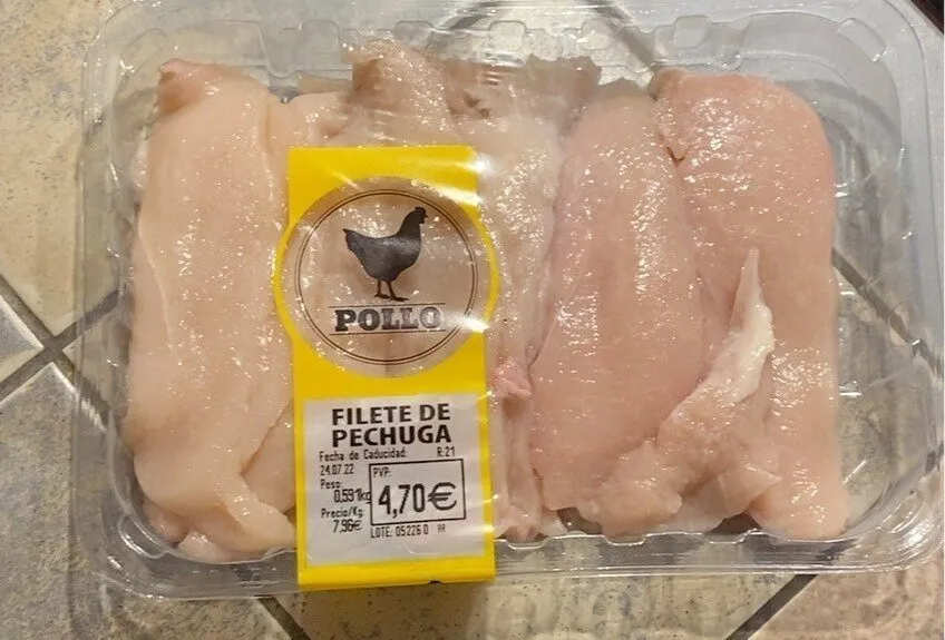 Filete de pechuga de pollo