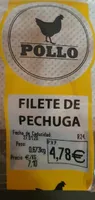 Filete pechuga de pollo
