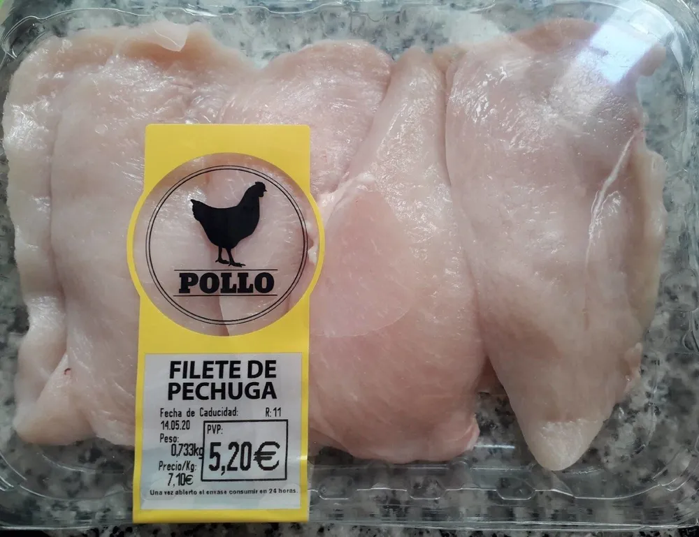 Filete de pechuga de pollo