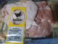 Muslo deshuesado con piel