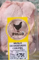 Muslo pollo deshuesado con piel