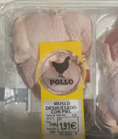 Muslo y contramuslo de pollo deshuesado con piel