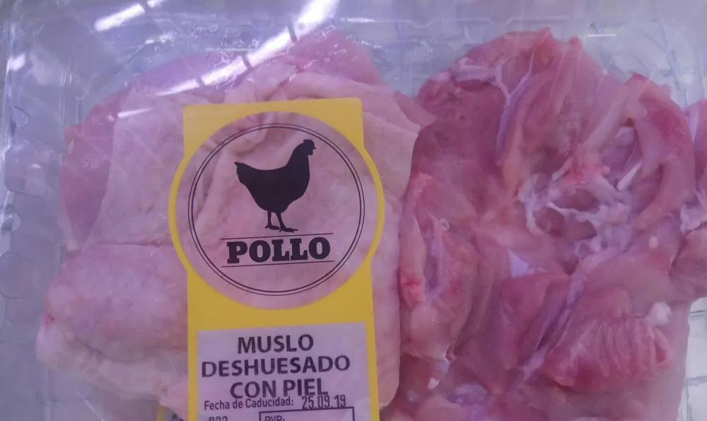 Muslo deshuesado con piel