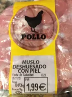 Carne de muslo y contramuslo deshuesado