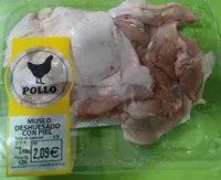 Muslo de pollo deshuesado con piel