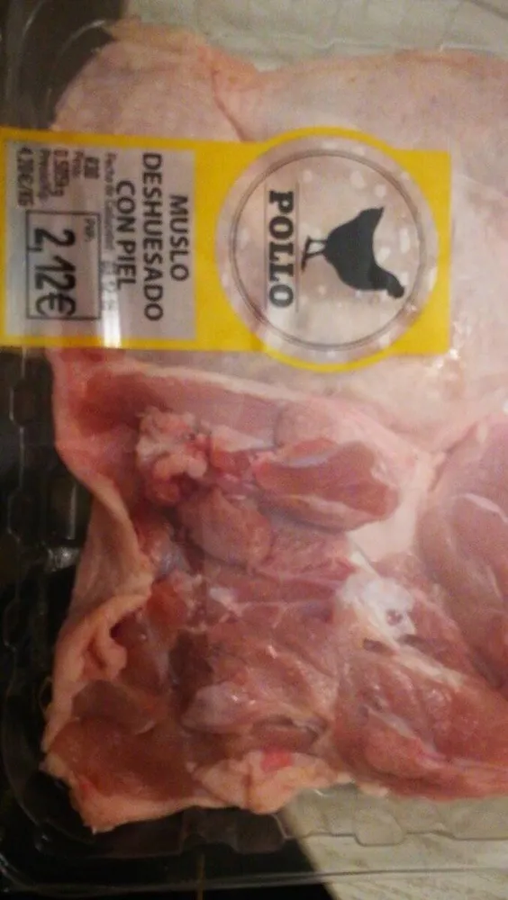 Muslo deshuesado con piel