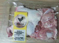 Muslo deshuesado con piel