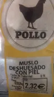 Muslo de pollo deshuesado con piel