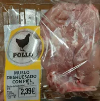 Muslo deshuesado con piel