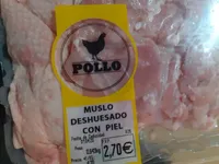 Muslo deshuesado con piel