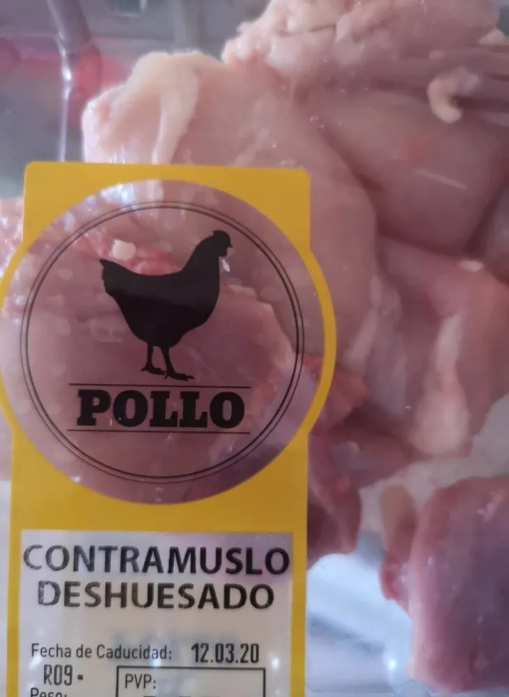 Pollo. Contramuslo deshuesado