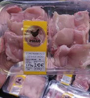 Contramuslo deshuesado pollo