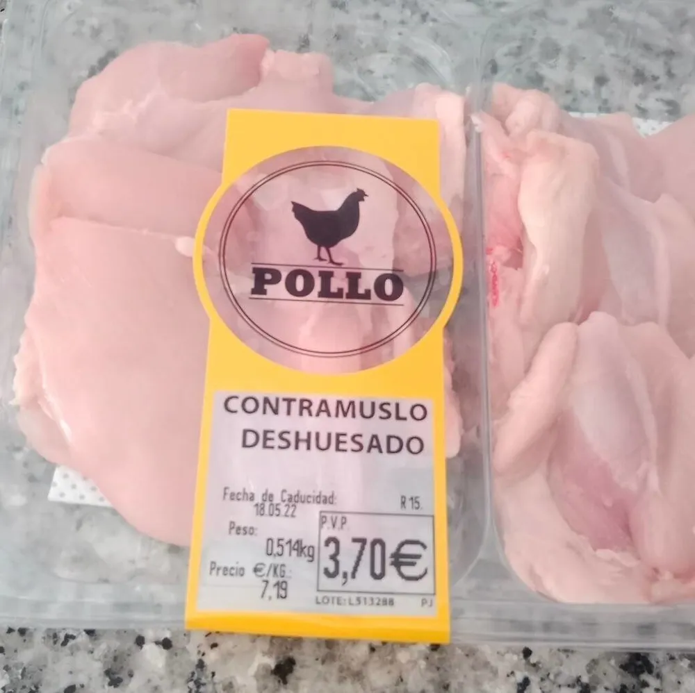 Contramuslos deshuesados