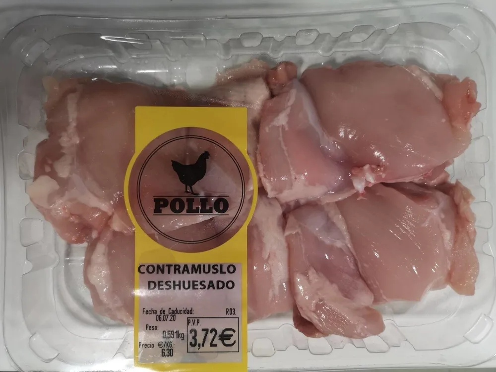 Contramuslo deshuesado