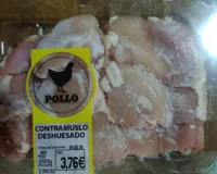 Contramuslos de pollo deshuesado