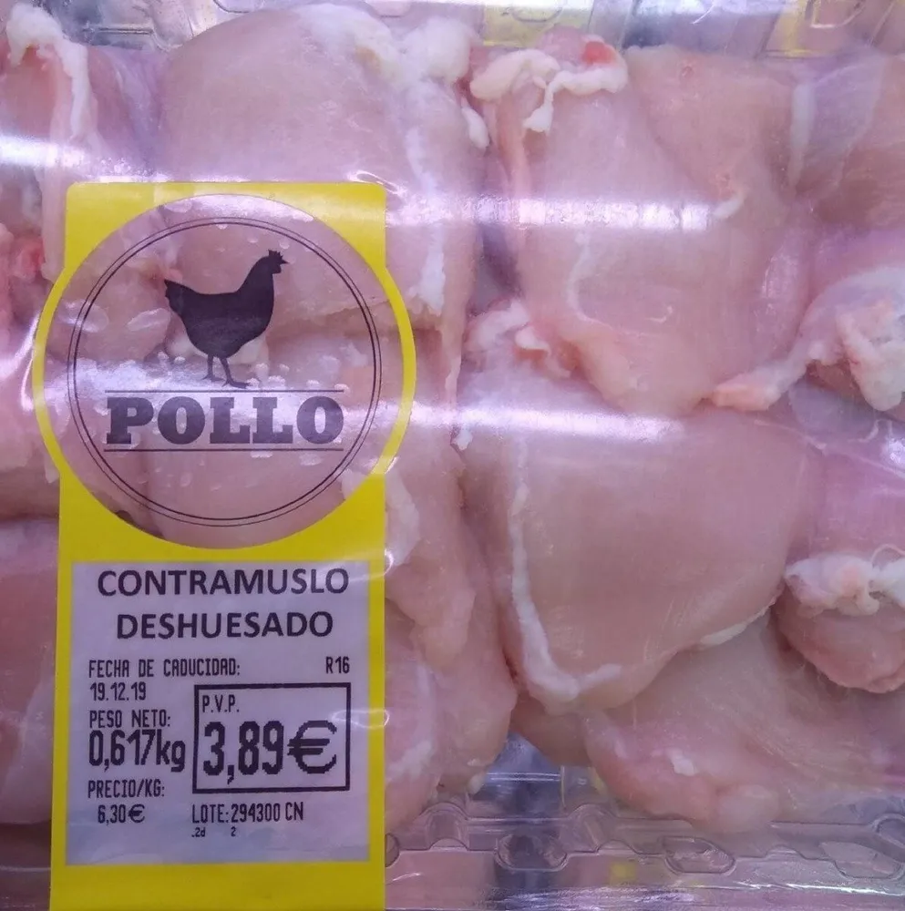 Contramuslo deshuesado