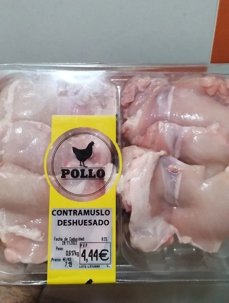 Contramuslos deshuesados